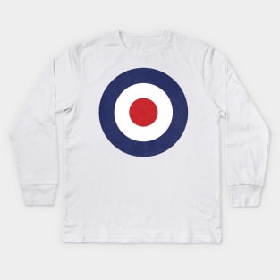 Mod 60s Pop Art Target Kids Long Sleeve T-Shirt